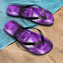Load image into Gallery viewer, GOD 1st Unisex Flip-Flops (Purple)
