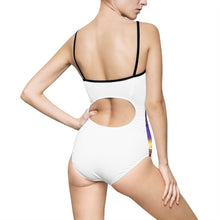 Load image into Gallery viewer, GOD 1st One-piece 🏊🏼‍♀️Swimsuit (Multicolored&amp;White)
