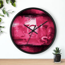 Load image into Gallery viewer, GOD 1st Wall clock 🕰 (Pink)
