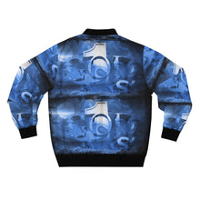 Load image into Gallery viewer, GOD 1st Unisex Bomber Jacket (Blue)
