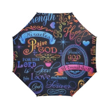 Load image into Gallery viewer, GOD 1st "Praise GOD" Semi-Automatic Foldable Umbrella
