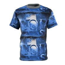Load image into Gallery viewer, GOD 1st Unisex Cut &amp; Sew Tee (Blue)
