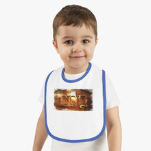 Load image into Gallery viewer, GOD 1st Baby Trim Jersey Bib (5 Different Colors) 🍼
