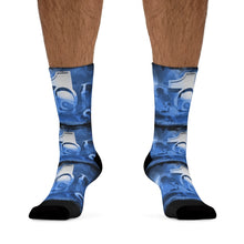Load image into Gallery viewer, GOD 1st DTG Socks 🧦 (Blue)
