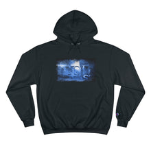 Load image into Gallery viewer, GOD 1st Unisex Champion Hoodie (Blue&amp;Black)
