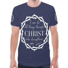 Load image into Gallery viewer, GOD 1st "Christ who Strengthens" New T-shirt for Men
