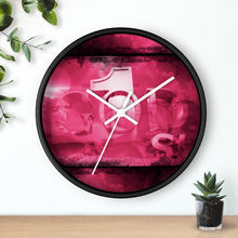 Load image into Gallery viewer, GOD 1st Wall clock 🕰 (Pink)
