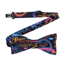 Load image into Gallery viewer, GOD 1st "Praise GOD" Custom Bow Tie

