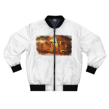 Load image into Gallery viewer, GOD 1st Unisex “BeBe’ Kids” Bomber Jacket (Og) White
