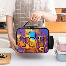 Load image into Gallery viewer, GOD 1st (Multicolored) Leather Lunch Bag
