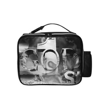 Load image into Gallery viewer, GOD 1st (Black/White) Leather Lunch Bag
