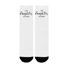 Load image into Gallery viewer, GOD 1st "Daughter Of The King" Custom Socks for Women
