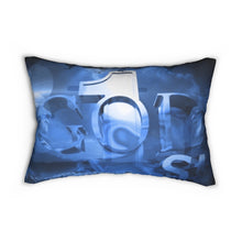 Load image into Gallery viewer, GOD 1st Lumbar Pillow (Blue)
