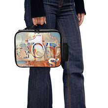 Load image into Gallery viewer, GOD 1st (SkyBlue) Leather Lunch Bag
