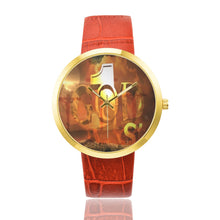 Load image into Gallery viewer, GOD1st (Original) Women's Golden Leather Strap Watch(Model 212)
