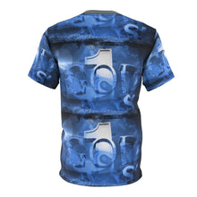 Load image into Gallery viewer, GOD 1st Unisex Cut &amp; Sew Tee (Blue)
