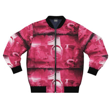 Load image into Gallery viewer, GOD 1st Unisex Bomber Jacket (Pink)
