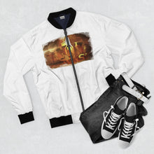 Load image into Gallery viewer, GOD 1st “BIGGUMS WET” Bomber Jacket (Og) White
