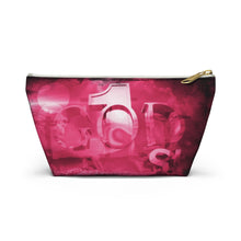Load image into Gallery viewer, GOD 1st Accessory Pouch w T-bottom (Pink)
