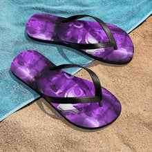 Load image into Gallery viewer, GOD 1st Unisex Flip-Flops (Purple)
