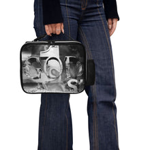 Load image into Gallery viewer, GOD 1st (Black/White) Leather Lunch Bag

