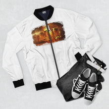 Load image into Gallery viewer, GOD 1st Unisex “Promise Keeper” Bomber Jacket (Og) White
