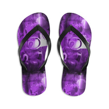 Load image into Gallery viewer, GOD 1st Unisex Flip-Flops (Purple)
