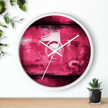 Load image into Gallery viewer, GOD 1st Wall clock 🕰 (Pink)
