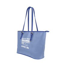 Load image into Gallery viewer, GOD1st-"Blessings Overtake You"_5272 Leather Tote Bag/Large (Model 1651)
