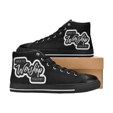Load image into Gallery viewer, GOD 1st "MadeToWorship" Men’s Classic High Top Canvas Shoes (Model 017)
