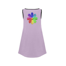 Load image into Gallery viewer, GOD 1st "Life without Jesus" (Purple) Girls' Sleeveless Dress
