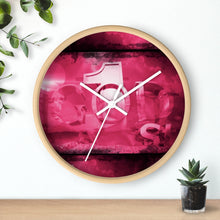 Load image into Gallery viewer, GOD 1st Wall clock 🕰 (Pink)
