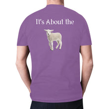 Load image into Gallery viewer, GOD 1st "Life-Without-Jesus" (Purple) T-shirt for Men

